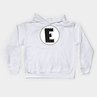 THE LETTER E Kids Hoodie